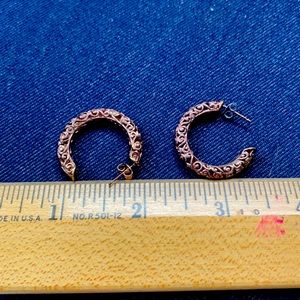 copper earrings-costume